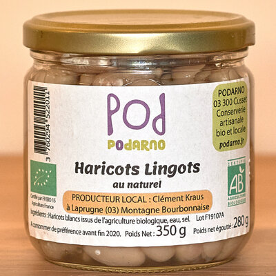Haricots lingots au naturel