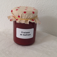 Confiture de fraises et safran