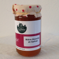 Confit bière blanche safran