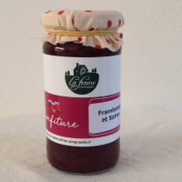 Confiture de framboises et safran