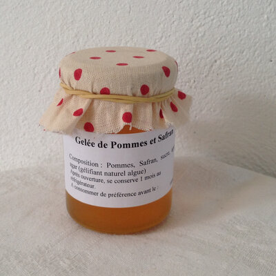 Gelée pommes et safran