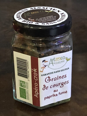 Graines de courge paprika fumé