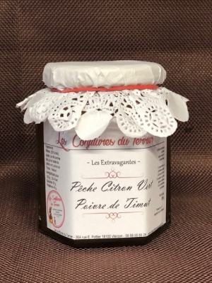 Pêche citron vert, poivre de timut