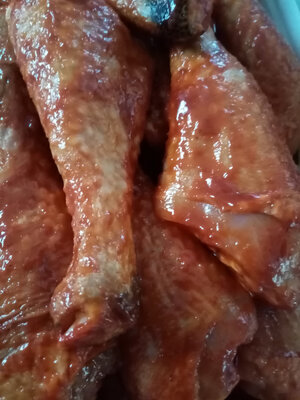 Pilon de poulet mariné bbq