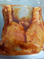 Cuisse de poulet marinée bbq