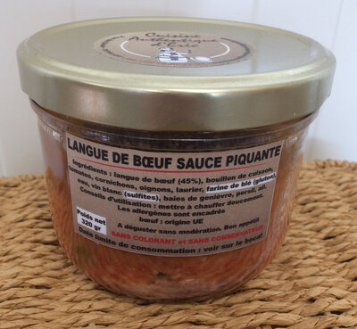 Langue de boeuf sauce piquante (1p)