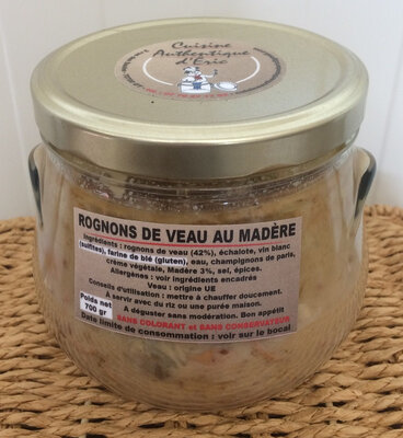 Rognons de veau au madère