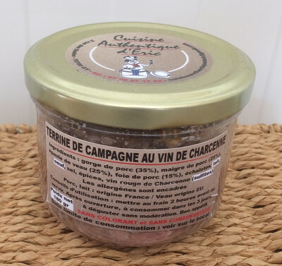 Terrine de campagne au charcenne