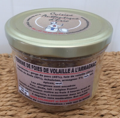Terrine foies de volaille armagna