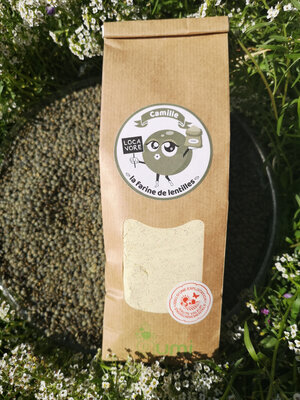 Farine de lentilles vertes kraft 500