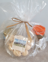 Assortiment miel, confiture, meringue