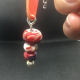 Pendentif perles de murano rouge - image 2
