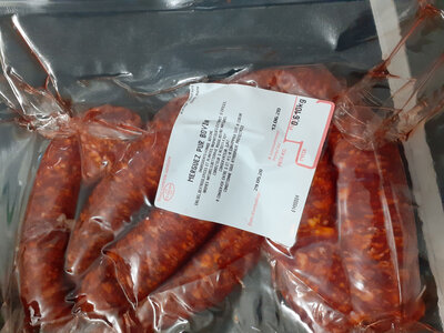Merguez de jeune bovin