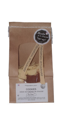 Kit cookies au cacao-chocolat blanc