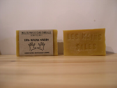 Savon miel de pays et cire d'abeille