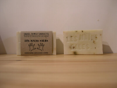Savon sauge, thym et sarriette