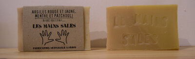 Savon argiles, menthe et patchouli