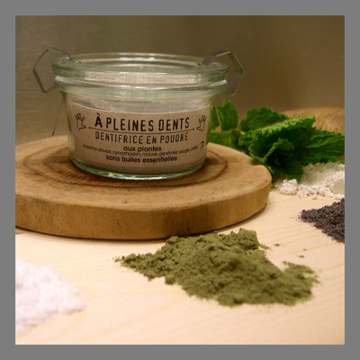 Dentifrice en poudre sans he