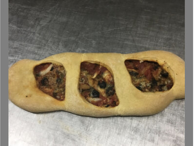 Fougasse végétarienne