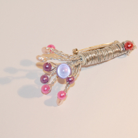 Broche bouquet de perles