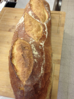 Gros pain tranché