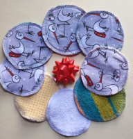 Disques lavables cigogne 8 cm