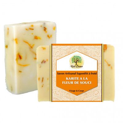 Savon karité à la fleur de souci