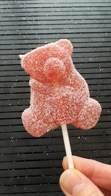 Sucette en pâte de fruit
