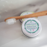 Dentifrice en poudre menthe citron certifié b