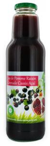 Jus pomme , raisin , grenade,