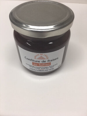 Confiture fraise au safran