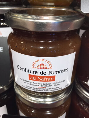 Confiture pomme safran