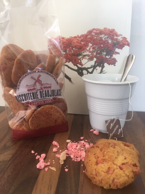 Cookies praline rose et noix