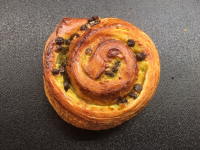 Escargot pistache chocolat