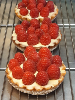 Tarte aux framboises