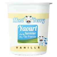 Yaourt montberry vanille