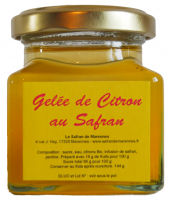 Gelée de citron au safran