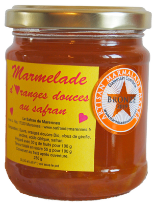 Marmelade d'oranges douces au safran