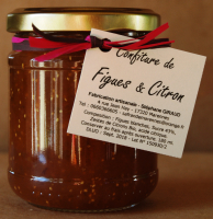 Confiture de figues au citron
