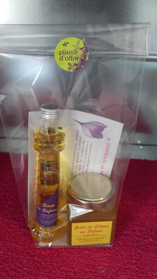 Sachet cadeau 2 produits,gelée+siro