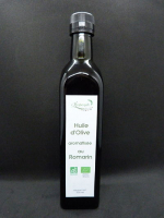 Huile d'olive aromatisée romarin