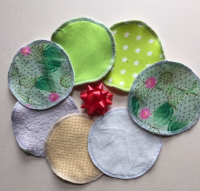 Lot lingettes vertes 11cm