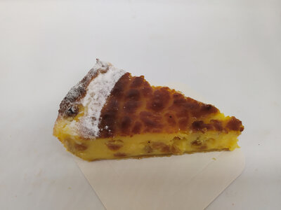 Flan rhum raisin