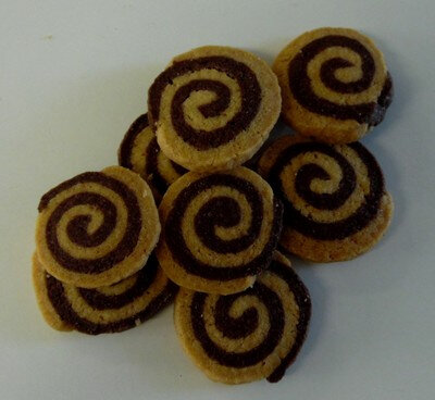 Biscuits roules cacao - sachet 100g