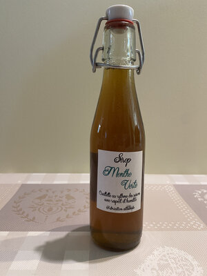 Sirop de menthe verte