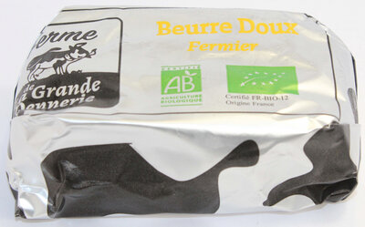 Beurre doux bio moulé à main