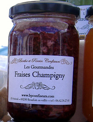 Confiture fraises champigny 230g