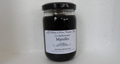 Confiture de myrtilles 230g