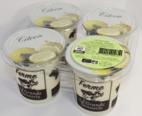 Yaourt fermier bio sucré citron