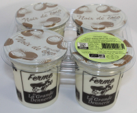 Yaourt fermier bio sucré coco